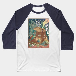 Tiny Home n°1: Tree Log Baseball T-Shirt